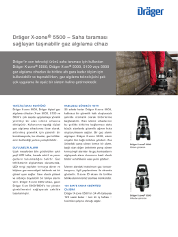 Dräger X-zone® 5500 – Saha taraması sağlayan taşınabilir gaz