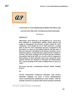 PDF olarak kaydet - Alternatif Politika