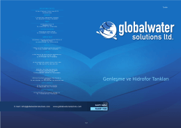 teknik özellikler - Global Water Solutions