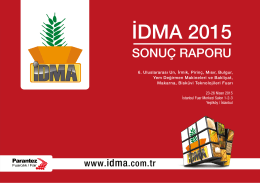 İDMA 2015 - IDMA Değirmen Makineleri Fuarı