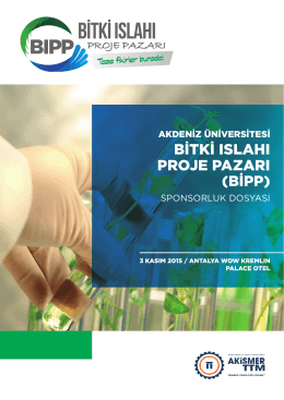 bipp - bitki ıslahı proje pazarı
