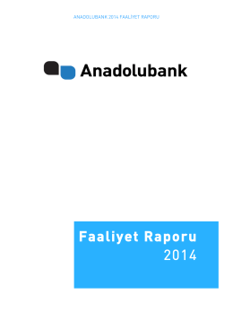 PDF Rapor - Anadolubank