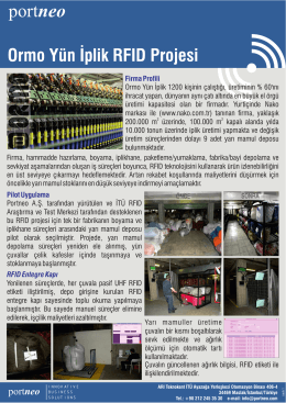 Ormo Textile RFID Project [in Turkish]