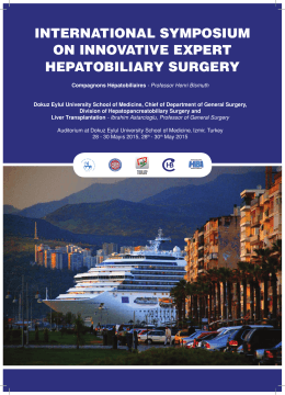 international symposium on innovative expert hepatobiliary surgery