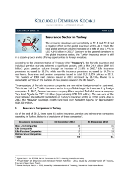 Insurance Sector in Turkey