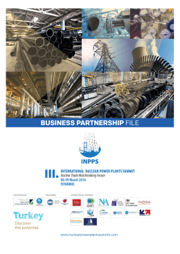 Business Partnership File - III. International Nuclear Power Plants