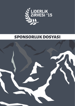 Become a sponsor - Liderlik Zirvesi