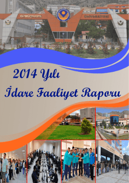 idare faaliyet raporu 2014
