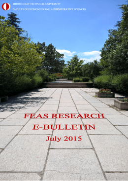 İİBF Araştırma Bülteni (Temmuz 2015)