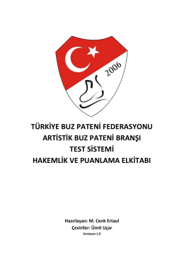 Hakemlik ve Puanlama Elkitabı - Türkiye Buz Pateni Federasyonu