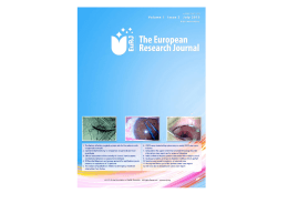 Untitled - The European Research Journal | The European