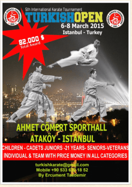 5th INTERNATIONAL TURKISH OPEN KARATE