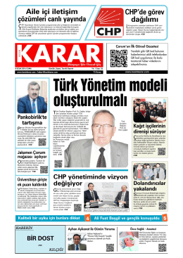 Türk Yönetim modeli oluşturulmalı