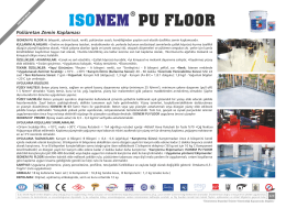 pu floor ısonem - ISONEM Yapı Kimyasalları
