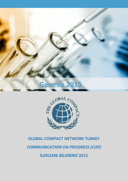 Genesis 2015 - United Nations Global Compact