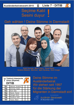 DITIB - Arbeitsgemeinschaft der Ausländerbeiräte in Hessen (AGAH)