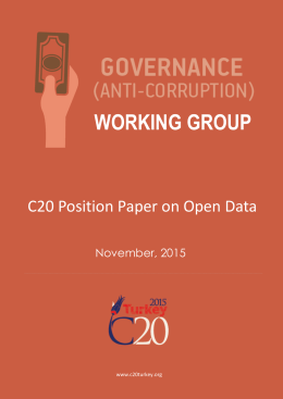 C20 Open Data Position Paper