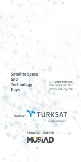 Panel Programı - Satellite Space and Technology Days