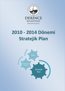2010 - 2014 Dönemi Stratejik Plan