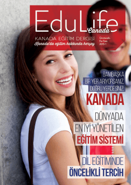 kanada - EduLife Canada Magazine
