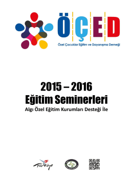 2015 – 2016 Eğitim Seminerleri