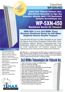 Tinax WP5XN450 Datasheet