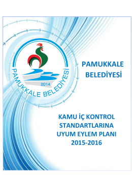 2015-2016 Eylem Planı - Pamukkale Belediyesi