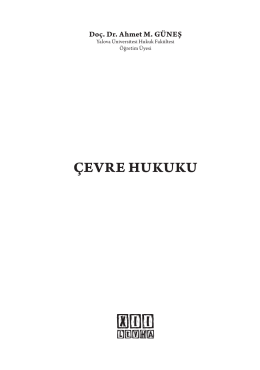 ÇEVRE HUKUKU - On İki Levha Yayıncılık