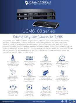UCM6100 series Datasheet - English