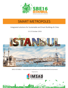 SMART METROPOLES - Conference Themes