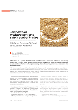 Temperature measurement and safety control in silos