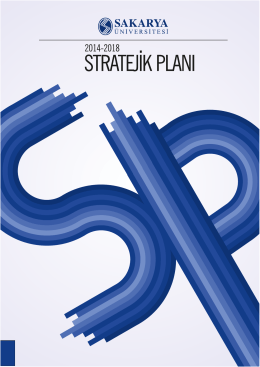 Sakarya Üniversitesi 2014-2018 Stratejik Planı