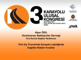 4. Alper ÖZEL (UND) - Karayolu 3. Ulusal Kongresi