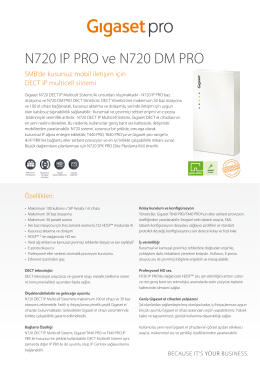 N720 IP PRO ve N720 DM PRO