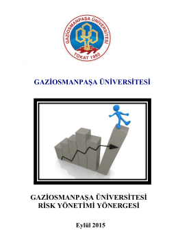 gaziosmanpaşa üniversitesi risk yönetimi yönergesi