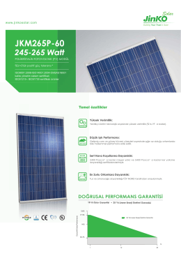 JKM265P-60 - Jinko Solar