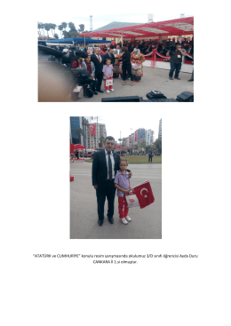 atatürk ve cumhuriyet konulu resim yarışması 2015