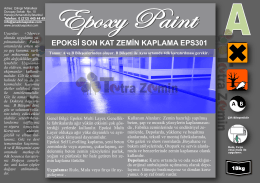 Epoksi Paint EPS300 - Epoksi Zemin Kaplama