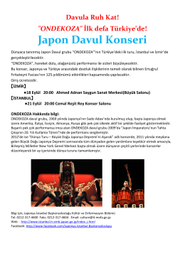 Japon Davul Konseri - Japonya Başkonsolosluğu, İstanbul