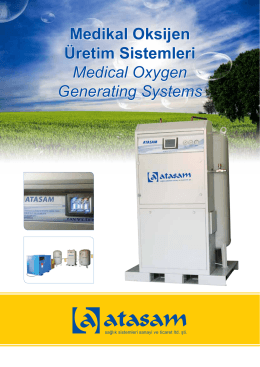 Medikal Oksijen Üretim Sistemleri Medical Oxygen Generating