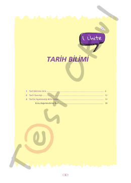TARİH BİLİMİ - Your Pocket Library