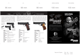 SOLutiONS - sig sauer