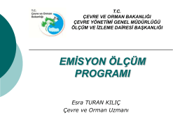 emisyon ölçüm programı