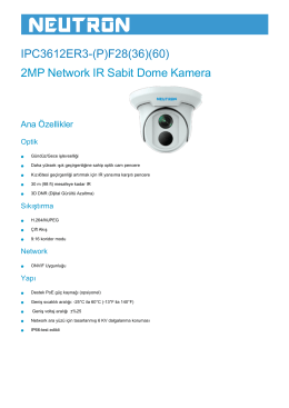 IPC3612ER3-(P)F28(36)(60) 2MP Network IR Sabit Dome