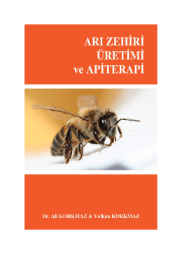 Arı Zehiri Üretimi ve Apiterapi