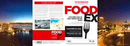 foodex 2015 tanıtım broşürü - Türkiye Süt, Et, Gıda Sanayicileri ve