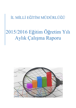 2015 yılı Kasım Ayı Çalışma Raporu
