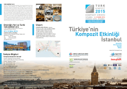 8-9-10 Ekim 2015 - Turk Kompozit 2015