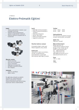 E-PN_K10 - Elektro Pnömatik Eğitimi