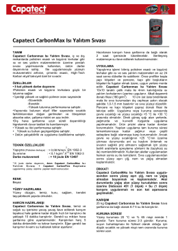 Capatect CarbonMax Isı Yalıtım Sıvası
